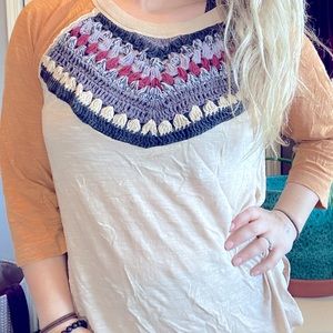 FREE PEOPLE BOHO SHIRT